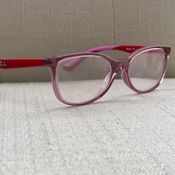 Ray-Ban RB1586 Women Eyeglasses Frame Red/Pink Tone Glasses 47[]16 130 - Picture 1 of 11
